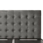 Κρεβάτι με Αποθηκευτικό Χώρο Hauz Nina 150X200 Grey 66